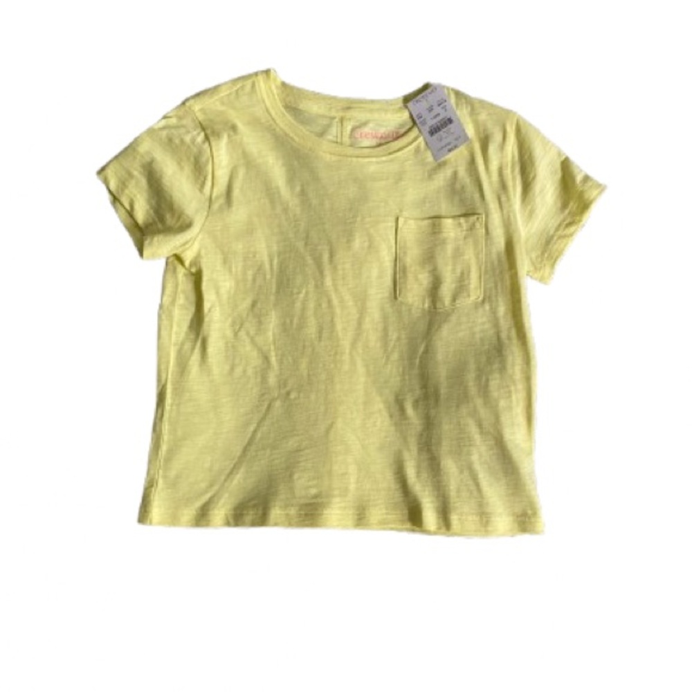 Crewcuts Kid's Yellow Short Sleeve Cotton Tee Size Various Summer Essential NWT